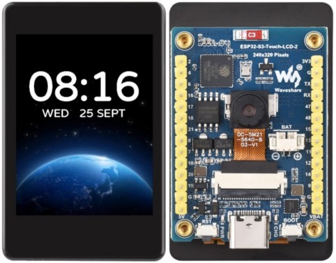 Piggy 2.0 ESP32-S3 2 inch Capacitive Touch Display Development Board